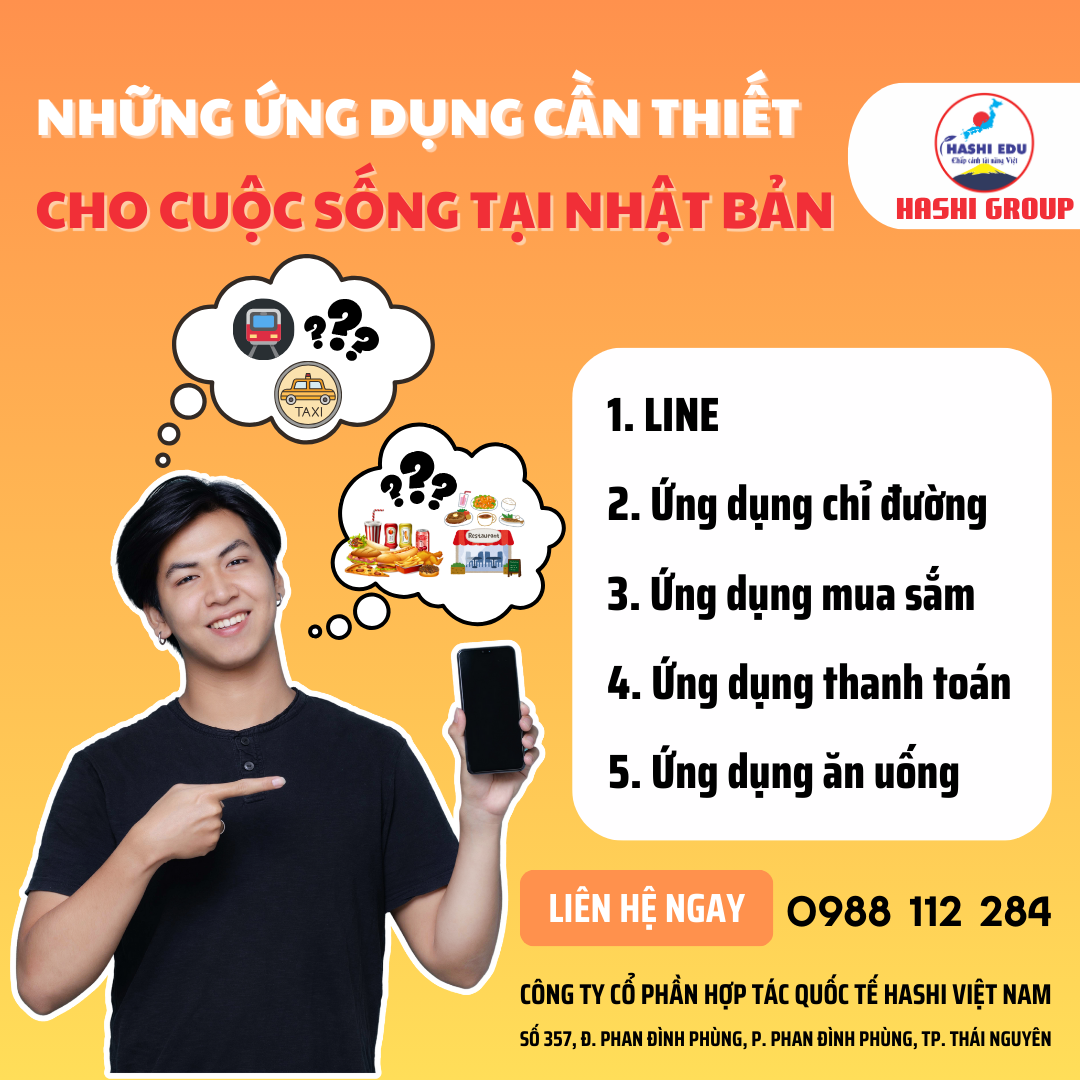 NHỮNG ỨNG DỤNG CẦN THIẾT CHO CUỘC SỐNG TẠI NHẬT BẢN