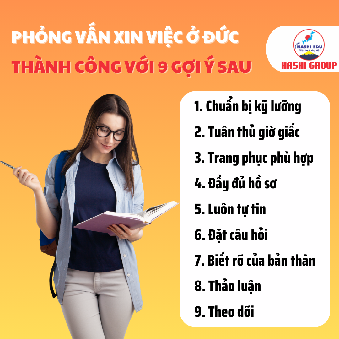 PHỎNG VẤN XIN VIỆC Ở ĐỨC THÀNH CÔNG VỚI 9 GỢI Ý SAU