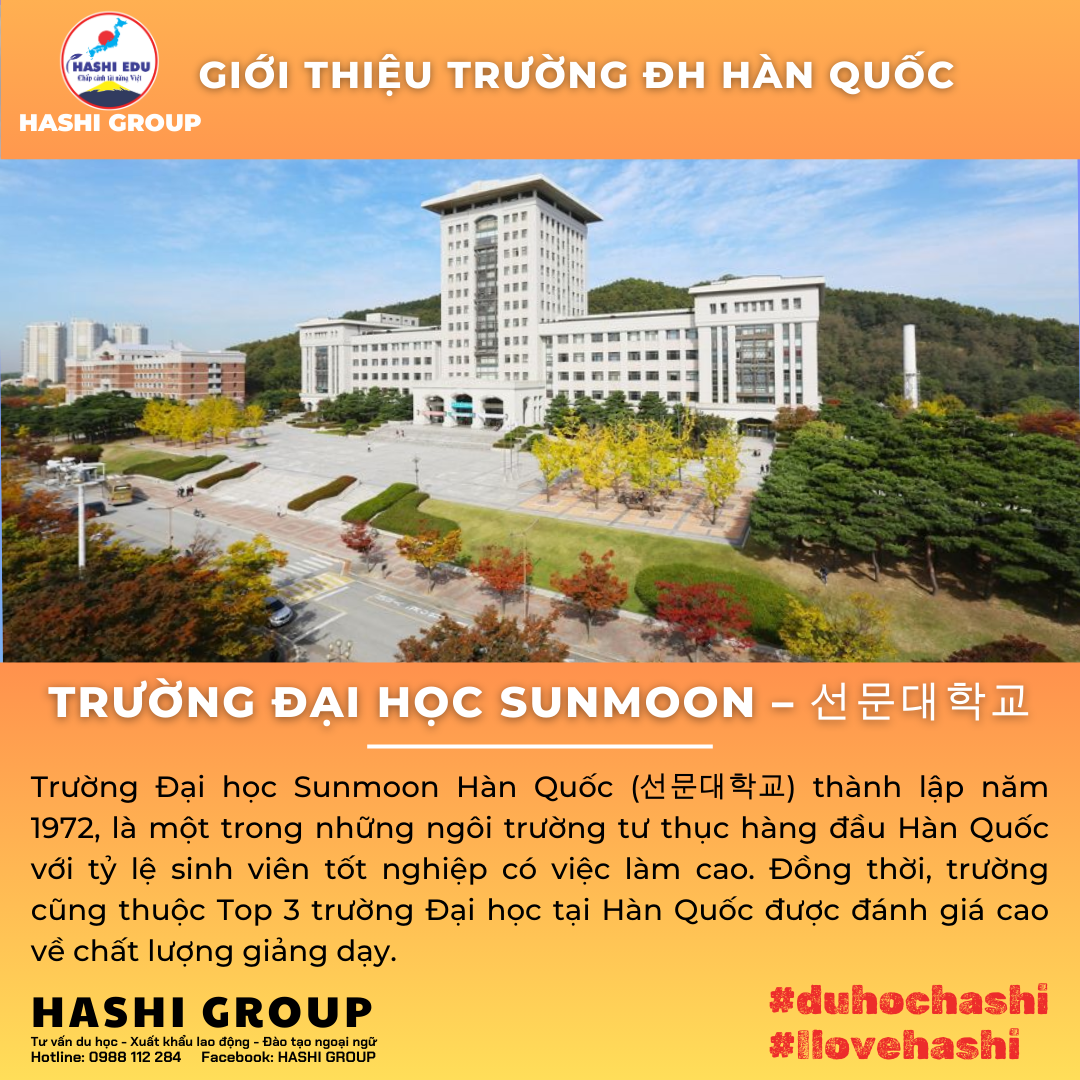GIỚI THIỆU TRƯỜNG ĐẠI HỌC SUNMOON 선문대학교 - DU HỌC HÀN QUỐC